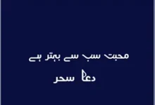 Mohabbat Sab Se Behtar Hai Novel By Dua Sehar PDF